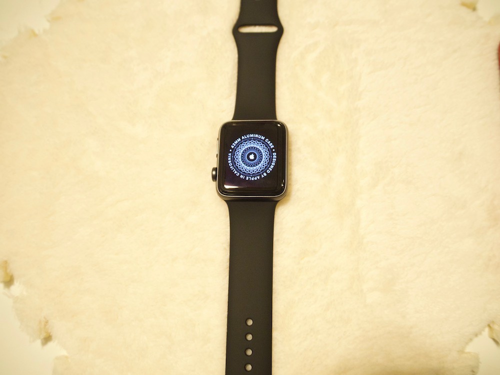 AppleWatch設定中